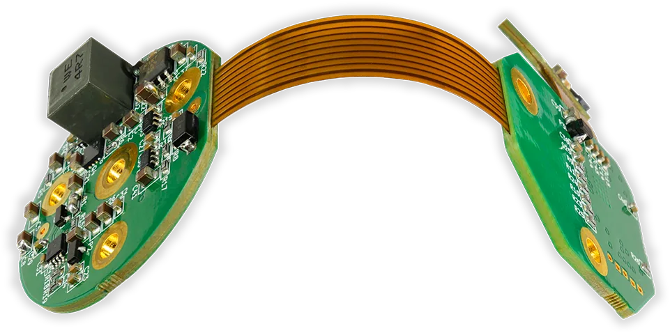 Rigid-flex PCB designed by CLE